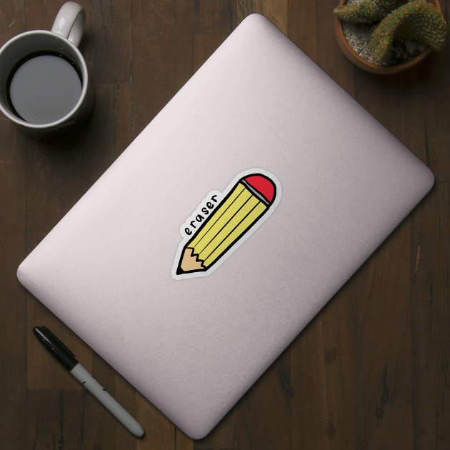 pencil eraser by cmxcrunch